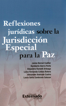 portada REFLEXIONES JURIDICAS SOBRE LA JURISDICCION ESPECIAL PARA LA PAZ
