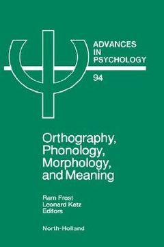 portada orthography, phonology, morphology and meaning (in English)