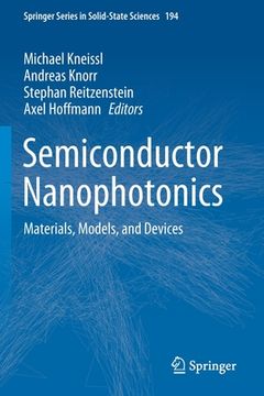 portada Semiconductor Nanophotonics: Materials, Models, and Devices (en Inglés)