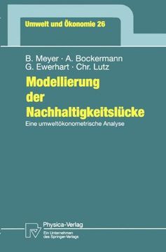portada Modellierung der Nachhaltigkeitslücke: Eine umweltökonometrische Analyse (Umwelt und Ökonomie) (German Edition)