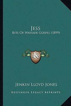 portada jess: bits of wayside gospel (1899) (in English)