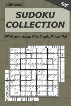 portada Sudoku Collection: 200 Medium Jigsaw Killer Sudoku Puzzles 9x9 (en Inglés)
