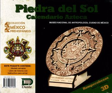 portada Piedra del Sol. Calendario Azteca