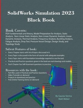 portada SolidWorks Simulation 2023 Black Book (en Inglés)