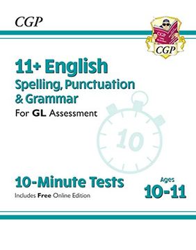 portada New 11+ gl 10-Minute Tests: English Spelling, Punctuation & Grammar - Ages 10-11 (With Online ed) (en Inglés)