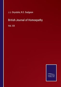 portada British Journal of Homoepathy: Vol. XX (en Inglés)