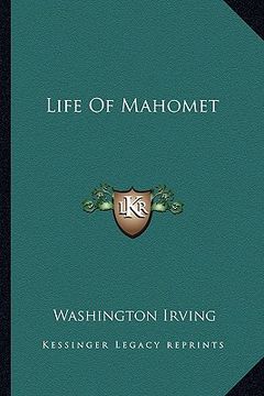 portada life of mahomet (en Inglés)