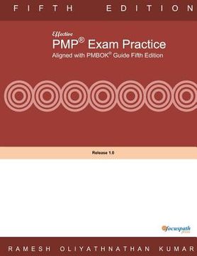 portada Effective PMP Exam Practice Aligned with PMBOK Fifth Edition (en Inglés)