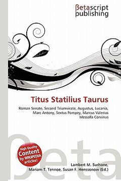 portada titus statilius taurus