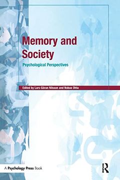portada Memory and Society: Psychological Perspectives (en Inglés)