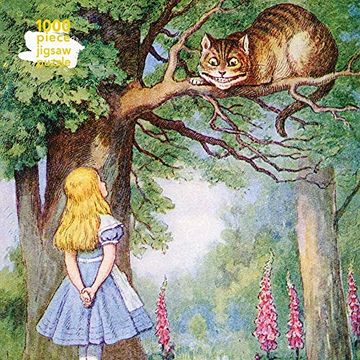 portada Adult Jigsaw Puzzle Alice and the Cheshire Cat: 1000-Piece Jigsaw Puzzles 