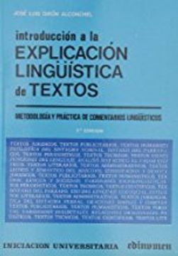 portada Introduccion a la Explicacion Linguistica de Textos
