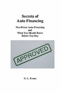 portada secrets of auto financing (en Inglés)