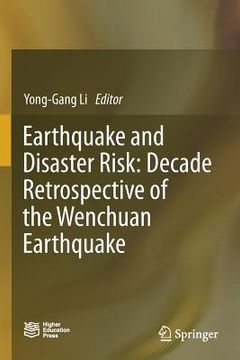 portada Earthquake and Disaster Risk: Decade Retrospective of the Wenchuan Earthquake