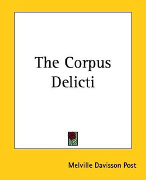 portada the corpus delicti (en Inglés)