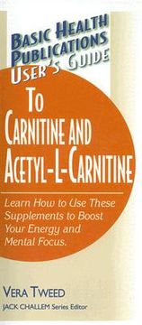 portada user's guide to carnitine and acetyl-l-carnitine (en Inglés)