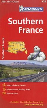 portada michelin southern france map 725 (in English)