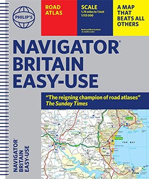 portada Philip'S Navigator Britain Easy use Format: (Spiral Binding) (Philip'S Road Atlases) 