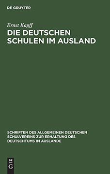 portada Die Deutschen Schulen im Ausland (en Alemán)