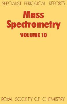 portada Mass Spectrometry Volume 10 (Specialist Periodical Report) (Vol 10) (in English)