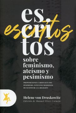 portada Escritos Sobre Feminismo Ateismo y Pesimismo