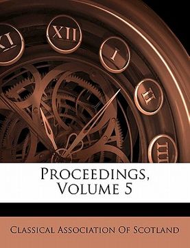 portada proceedings, volume 5 (in English)