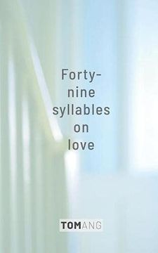 portada 49 Syllables on Love 