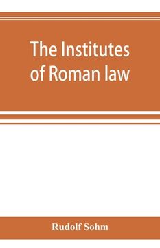 portada The Institutes of Roman law (en Inglés)