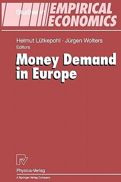 portada money demand in europe (en Inglés)