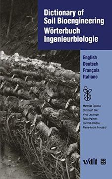 portada Dictionary of Soil Bioengineering Wörterbuch Ingenieurbiologie: English (in German)