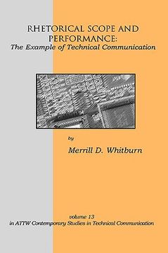 portada rhetorical scope and performance: the example of technical communication (en Inglés)