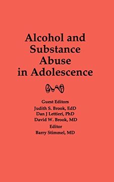 portada Alcohol and Substance Abuse in Adolescence (in English)