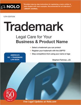 portada Trademark: Legal Care for Your Business & Product Name (in English)