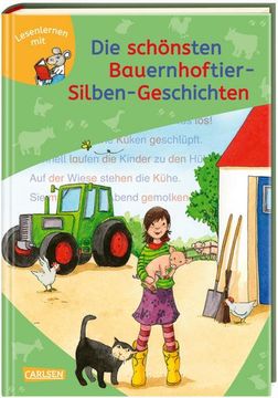 portada Lesemaus zum Lesenlernen Sammelbände: Die Schönsten Bauernhoftier-Silben-Geschichten