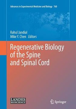 portada Regenerative Biology of the Spine and Spinal Cord (en Inglés)