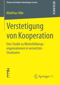portada Verstetigung von Kooperation (Theorie Und Empirie Lebenslangen Lernens)