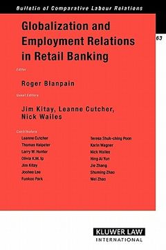 portada globalization and employment relations in retail banking (en Inglés)