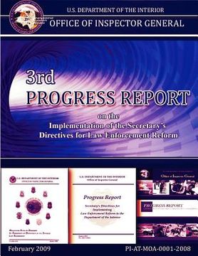 portada 3rd Progress Report on the Implemetnation of the Secretary's Directives for Law Enforcement Reform (en Inglés)