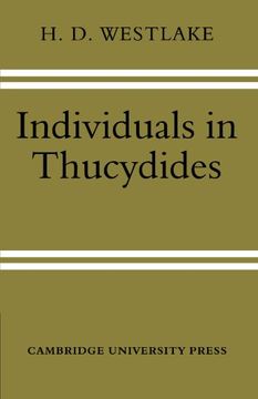 portada Individuals in Thucydides (en Inglés)