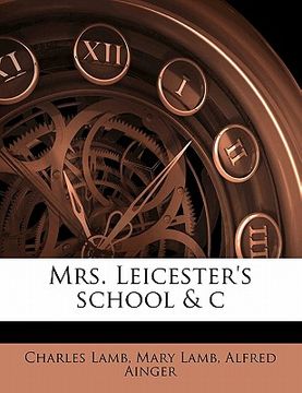 portada mrs. leicester's school & c volume 2
