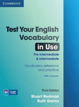 portada Test Your English Vocabulary in Use: Pre-Intermediate and Intermediate with Answers (en Inglés)