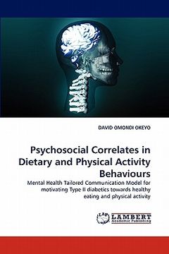 portada psychosocial correlates in dietary and physical activity behaviours (en Inglés)