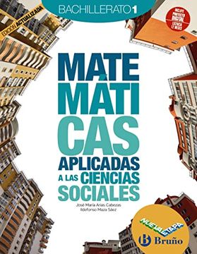 portada Matemáticas Aplicadas a las Ciencias Sociales 1 Bachillerato Nueva Etapa Bruño Edición Actualizada