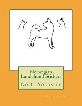portada Norwegian Lundehund Stickers: Do It Yourself (en Inglés)