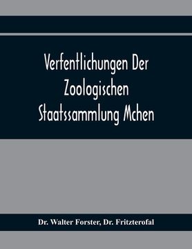 portada Verfentlichungen Der Zoologischen Staatssammlung Mchen (en Inglés)