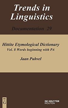 portada Hittite Etymological Dictionary, Volume 8, Words Beginning With pa (Trends in Linguistics. Documentation) (en Inglés)