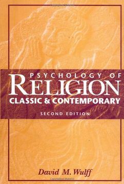 portada Psychology of Religion: Classic and Contemporary (in English)