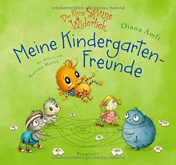 portada Die kleine Spinne Widerlich - Meine Kindergartenfreunde (en Alemán)