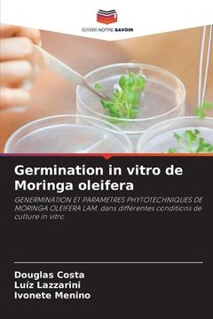 portada Germination in vitro de Moringa oleifera (in French)