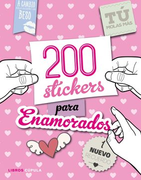 portada Más de 200 Stickers Para Enamorados (Manualidades)